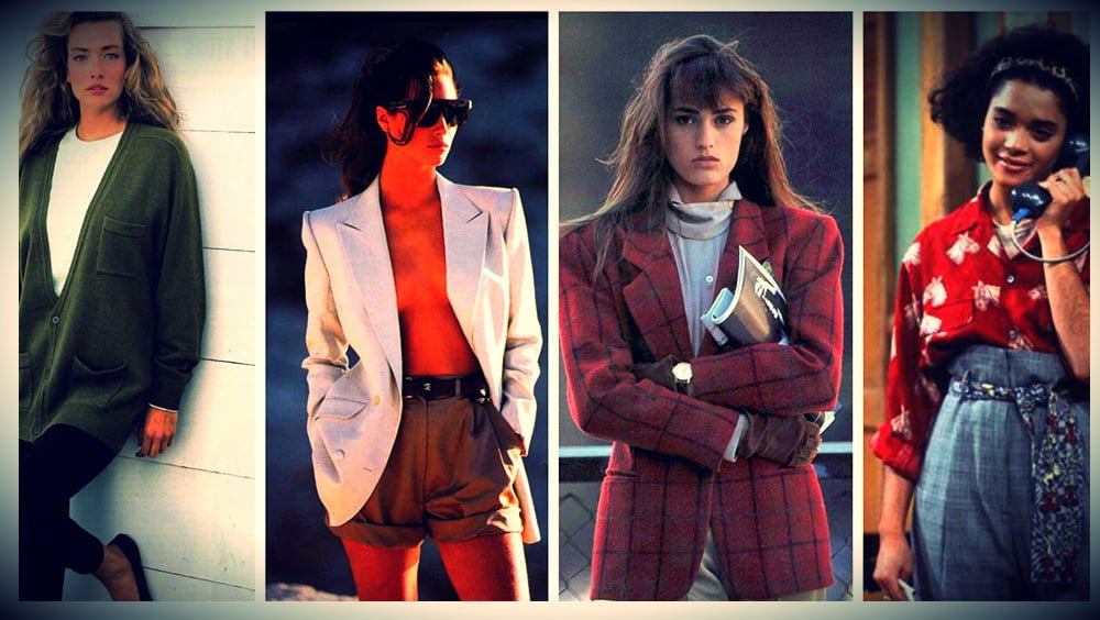 moda dos anos 80 feminina