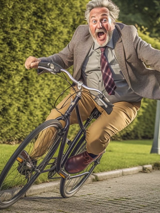 Andar de bicicleta é praticamente um experimento científico