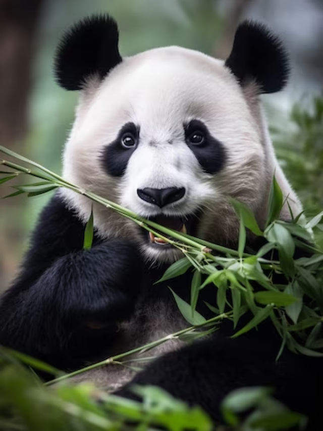 Por que os ursos pandas têm manchas pretas?