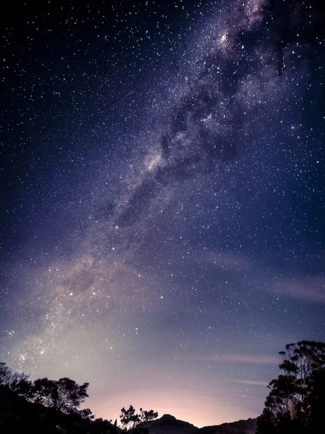 As estrelas no céu