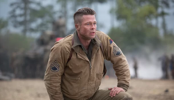 Thriller de guerra de tirar o fôlego, com Brad Pitt, disputou 23 prêmios e está na Netflix