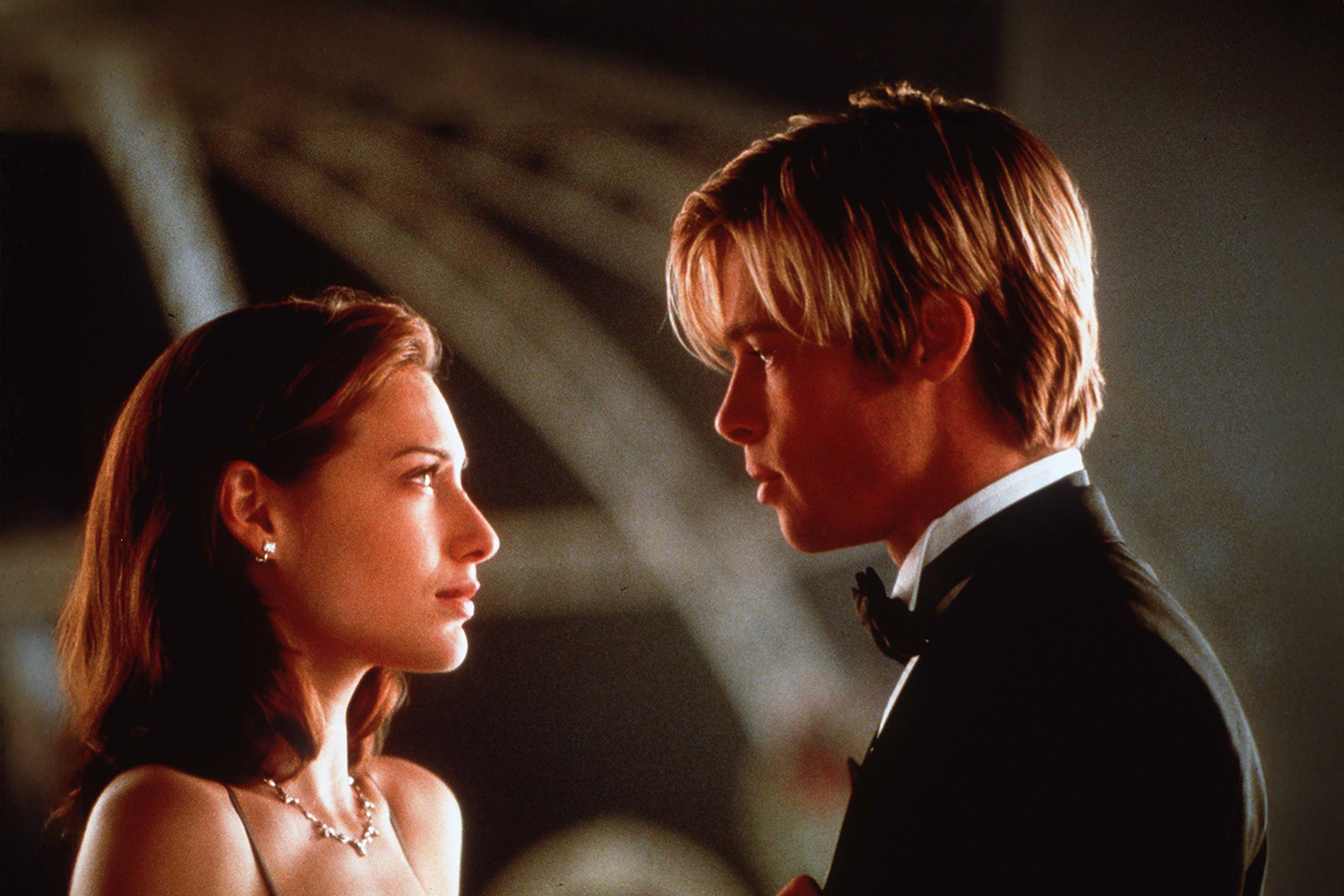 Uma das maiores histórias de amor do cinema em todos os tempos, com Brad Pitt e Claire Forlani, volta ao catálogo da Netflix